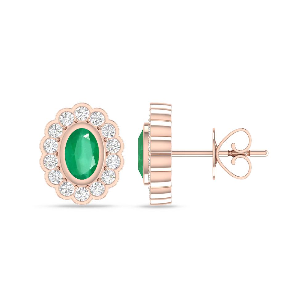 Rose Gold - Emerald
